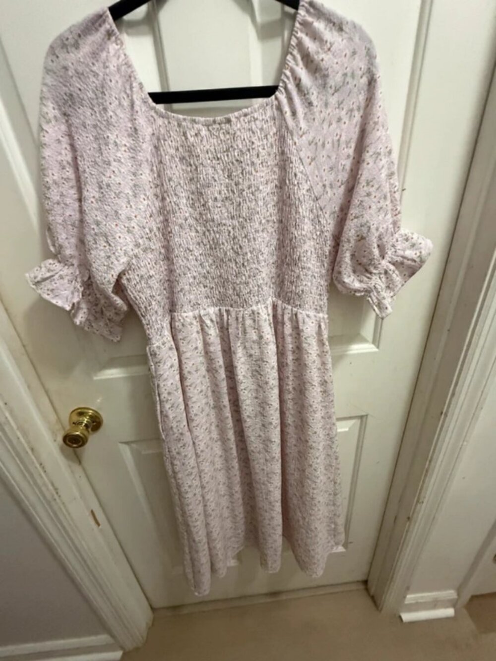 Short flowered dress